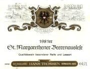 Trossen_St Margarethener_beerenauslese 1981